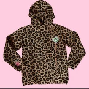 Miss Eatwell Tiramisuit Hoodie Leopard Heather McMahan Collab Size S/M